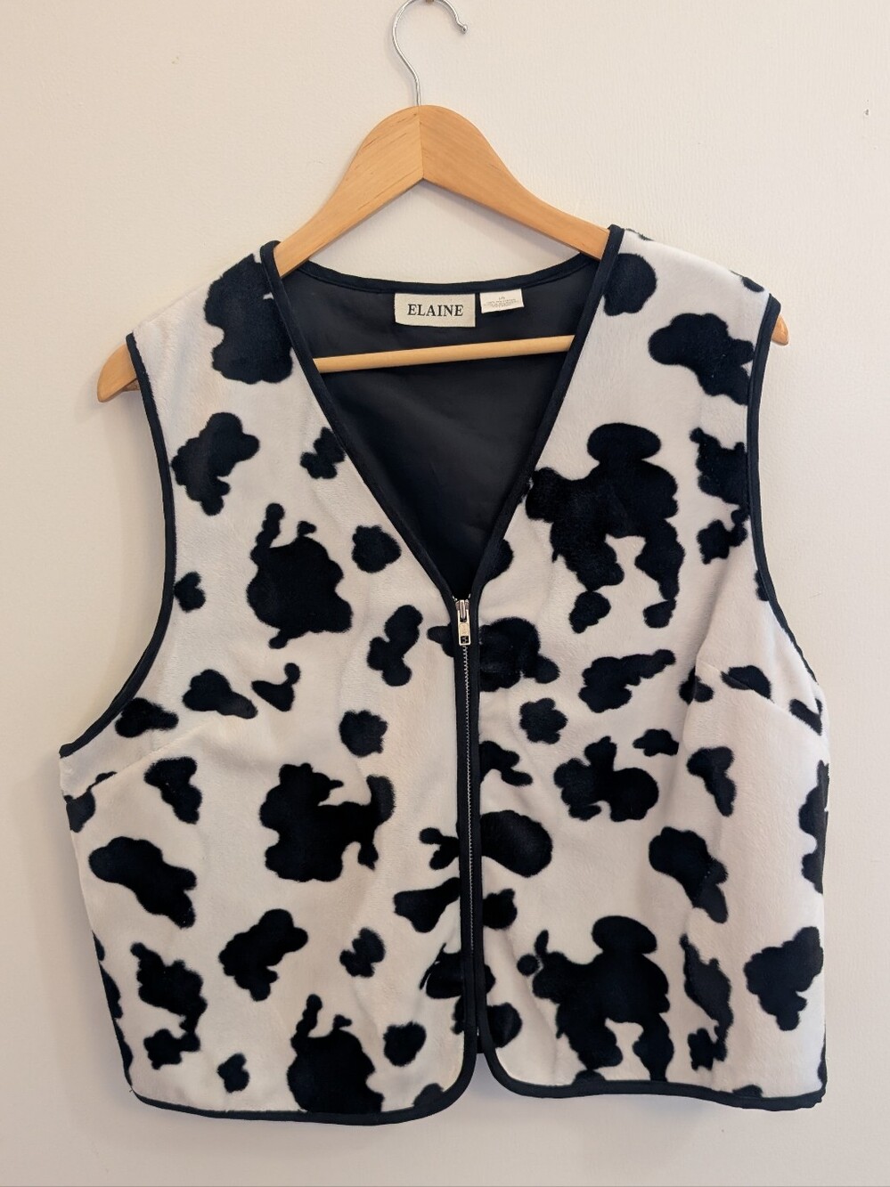 VINTAGE Cow Vest